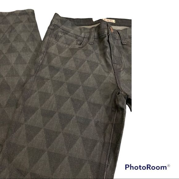 J Brand Black and Gray Distressed Jeans - Picture 3 of 4